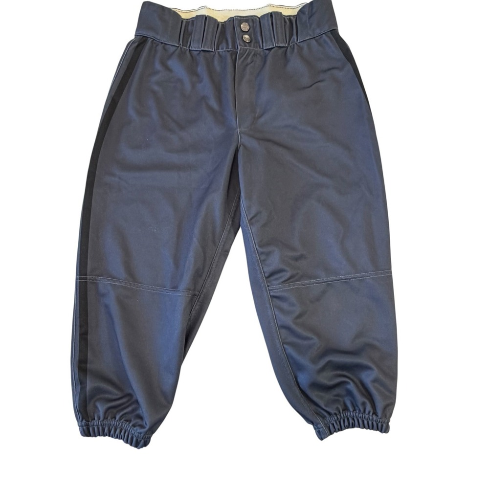 EvoShield Baseball Knicker Pants Mens Charcoal Grey, Medium Side Black Piping